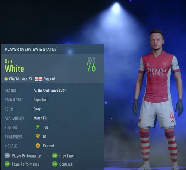 FIFA 22 TOTS Adayları Ben White