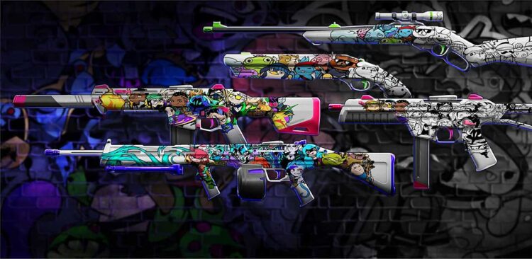 VALORANT Doodle Buds Skin Paketi