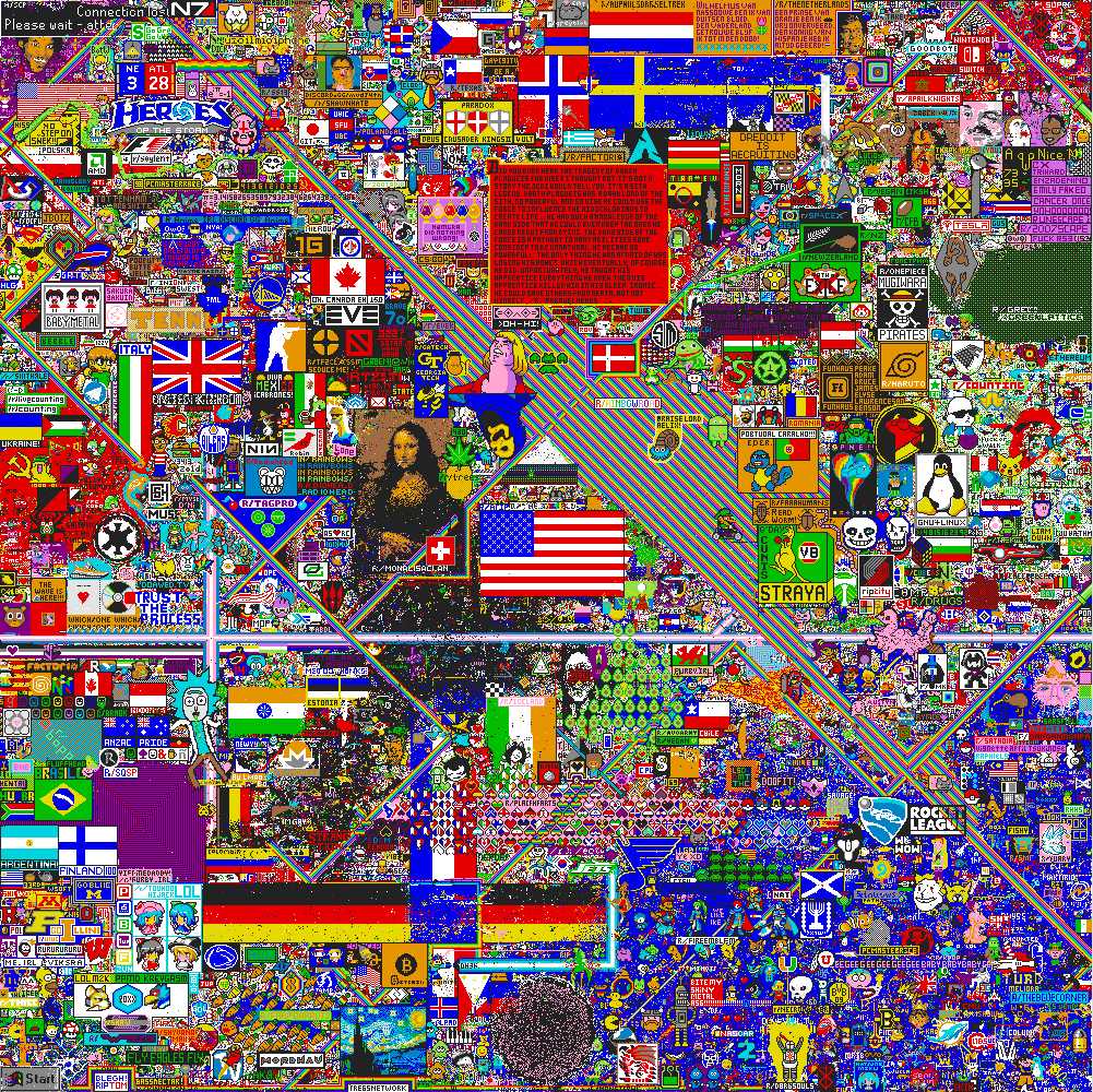 Reddit R Place Nas l Oynan r Reddit R Place Nedir 2022 Reddit Bayrak 