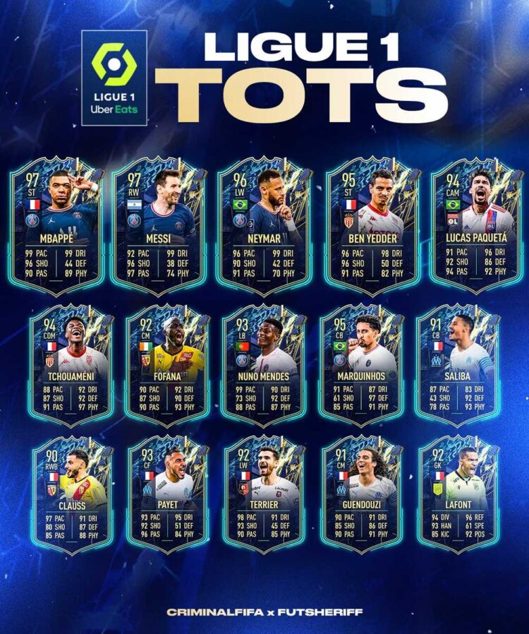 FIFA 22 Ligue 1 TOTS Ne Zaman Gelecek?