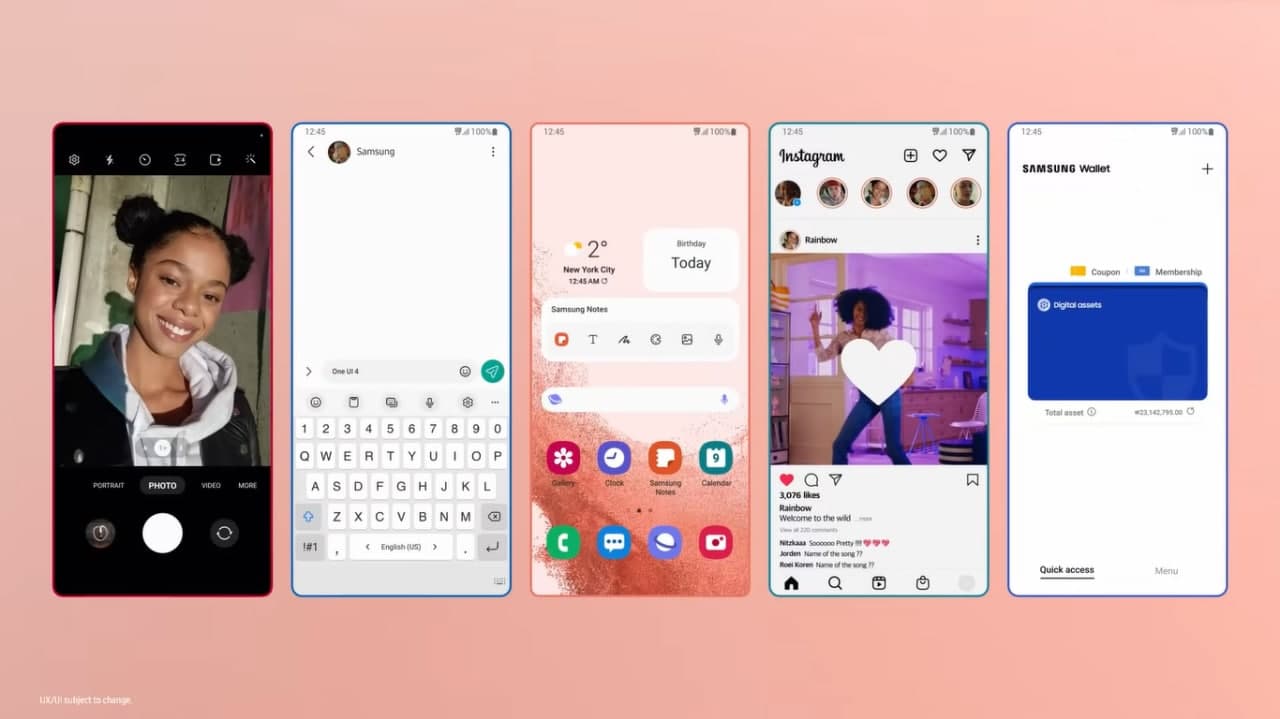 Что такое one ui для самсунг. Galaxy one UI 5. One UI 4.1. Версия one UI 4.1 самсунг. Samsung one UI 5.1.1 Shaking face.