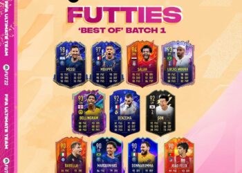 FIFA 22 FUTTIES 1. takım oyuncu kartları 