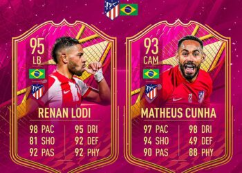 FIFA 22 FUTTIES Dynamic Duo Renan Lodi ve Matheus Cunha Kartları