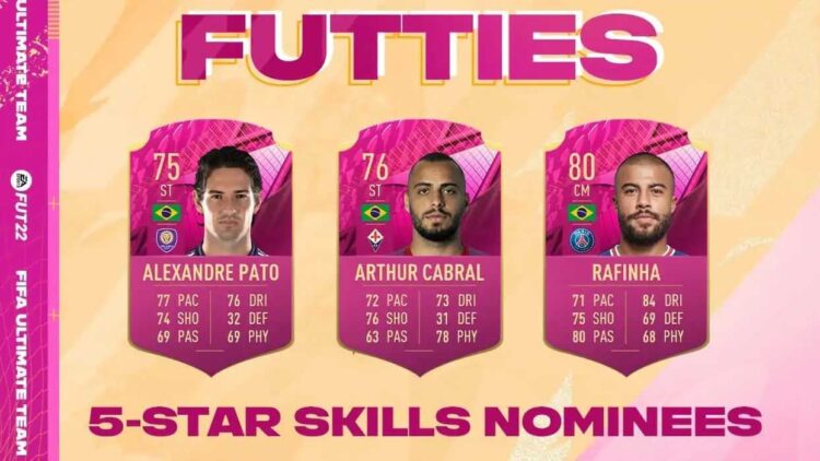 FIFA 22 FUTTIES Beceri Hareketleri Adayları