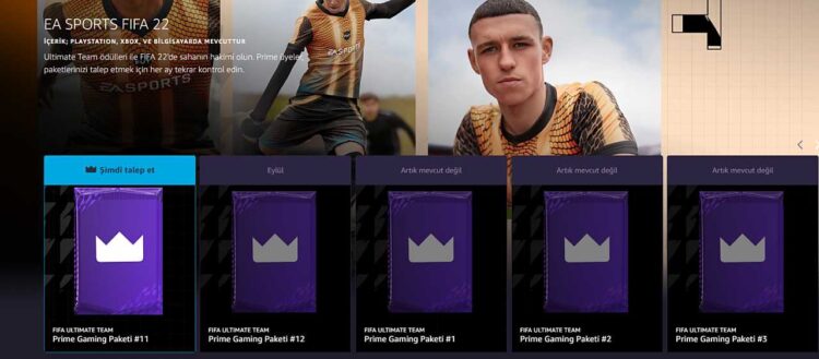 FIFA 22 Prime Gaming Pack #11 Nasıl Alınır?