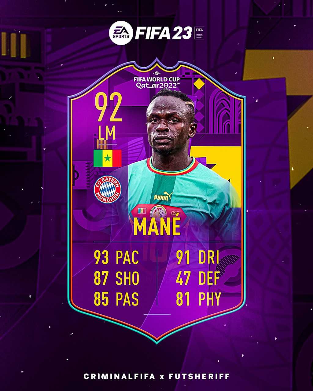 FIFA 23 Road to World Cup Sadio Mane