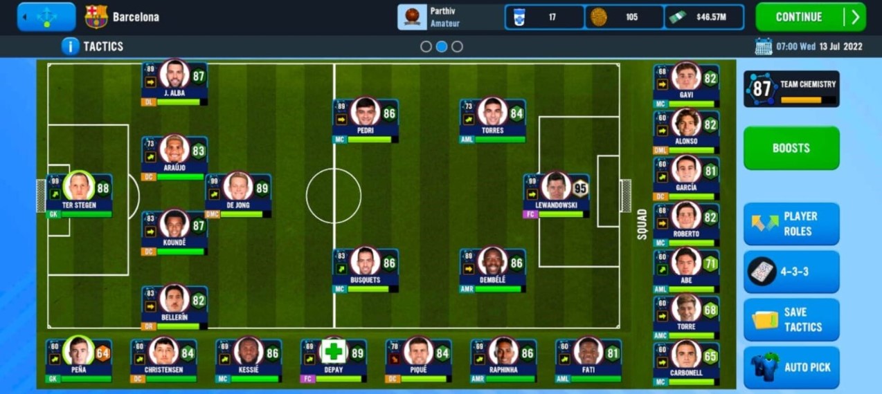 Soccer Manager 2023 En İyi Taktik!