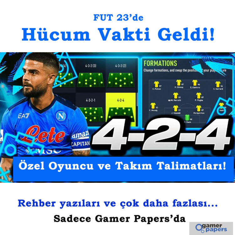 FIFA 23 Ultimate Team 4-2-4 Taktik ve Takım Talimatları
