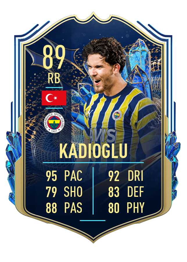 FIFA 23 Süper Lig TOTS Oyuncuları Ferdi Kadıoğlu
