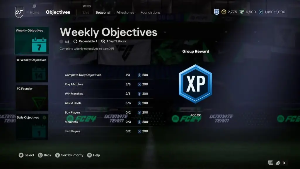 EA FC 24 Ultimate Team'de XP Nasıl Kazanılır?