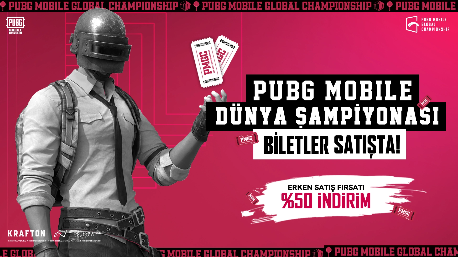 2023 PUBG Mobile Dünya Şampiyonası Biletleri Satışa Sunuldu!