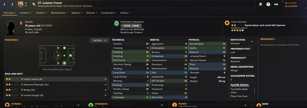 FM24 Lamine Yamal