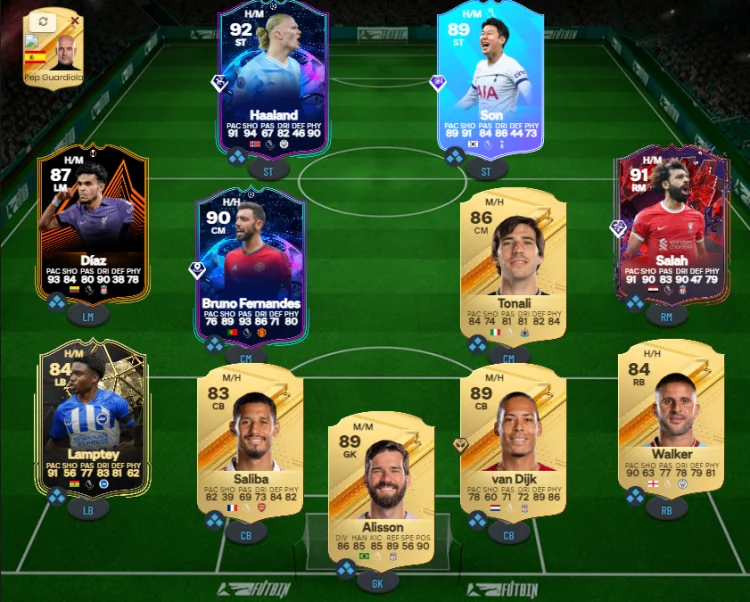 FC 24 Ultimate Teamdeki En İyi Premier Lig Kadrosu