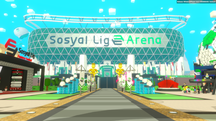 Sosyal Lig Arena The Sandbox Metaverse'de!