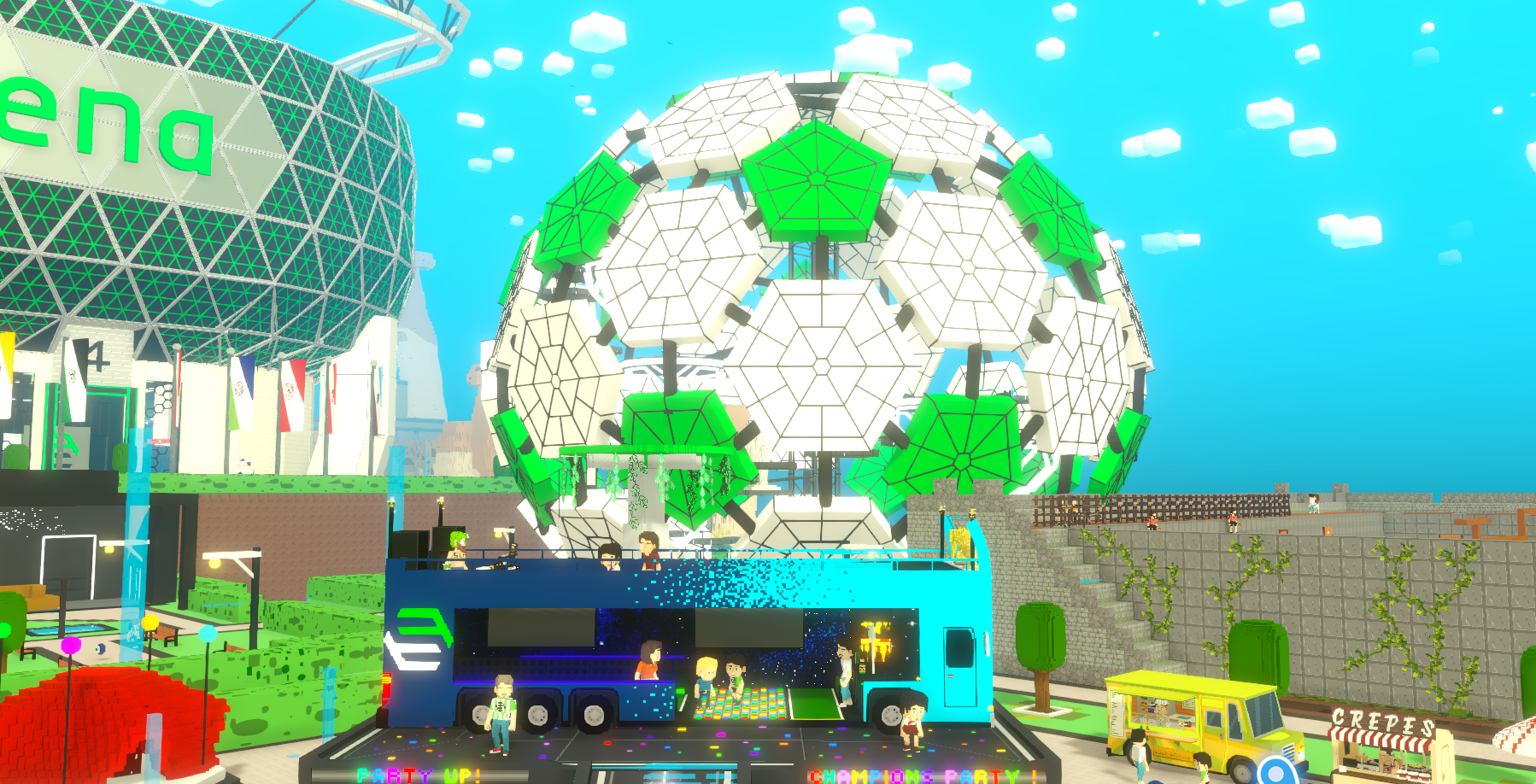 Sosyal Lig Arena The Sandbox Metaverse'de!