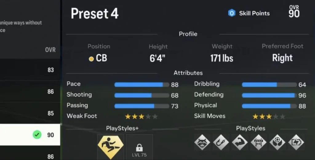 EA FC 24 Pro Clubs Stoper Yaratma