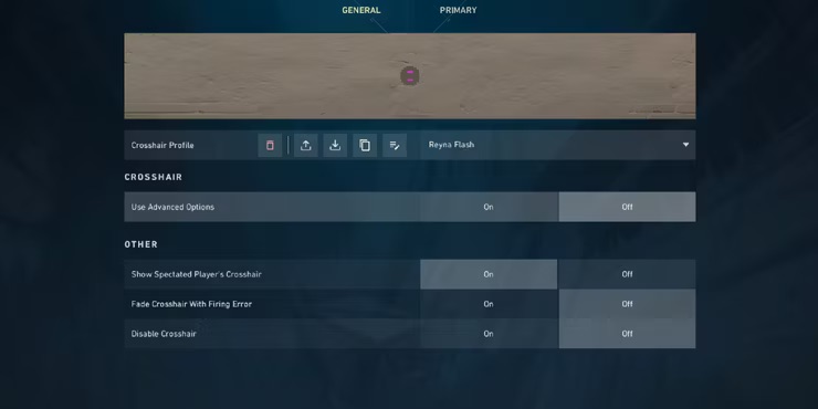 VALORANT Crosshair Reyna Özel Kodu 2024
